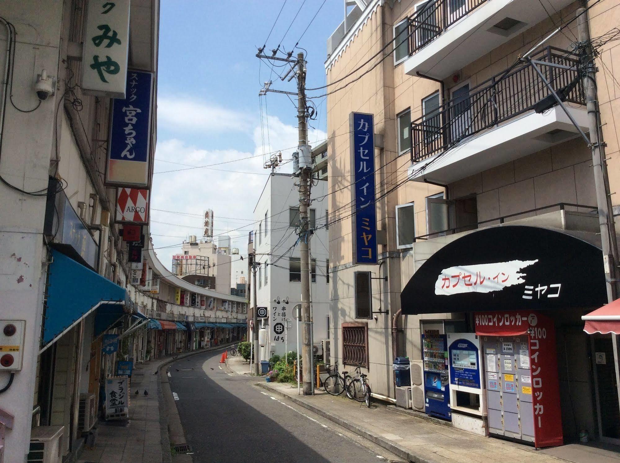 Capsule Inn Miyako Йокогама Экстерьер фото